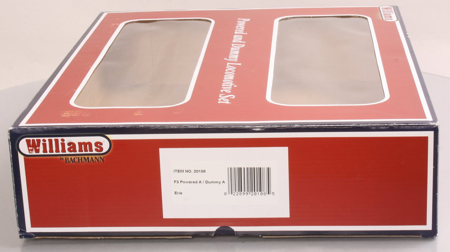 Williams 20108 Erie EMD F3 AA Diesel Locomotive Set