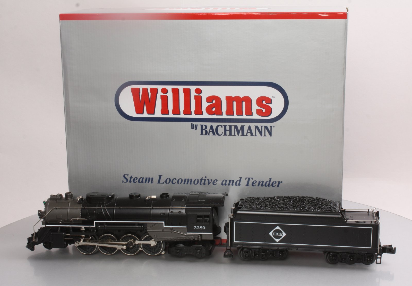 Williams 40501 Erie 2-8-4 Berkshire Steam Locomotive #3389