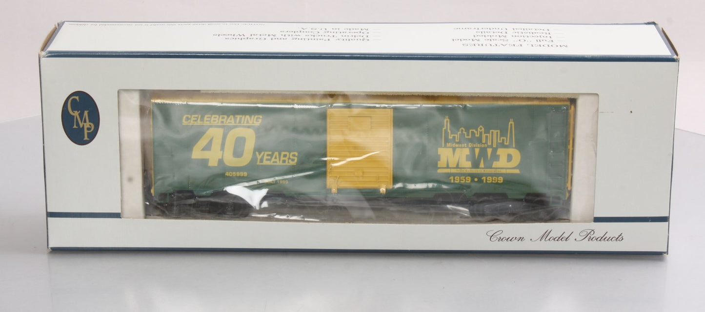 Crown 405999 Midwest Division TCA 40th Anniversary Car -1999 LN/Box