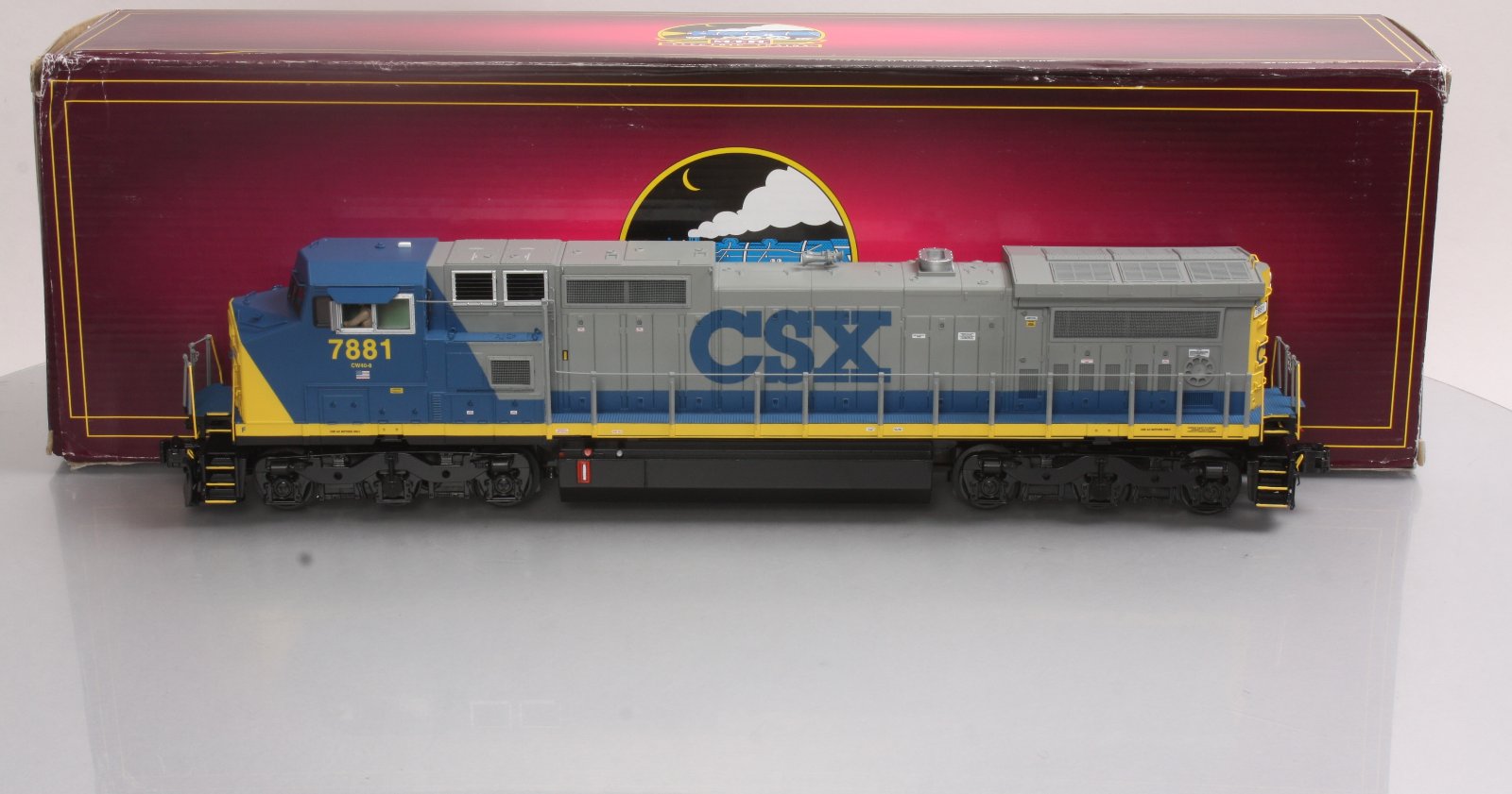 MTH 20-2943-3 CSX Dash-8 Non-Powered Diesel Engine #7881