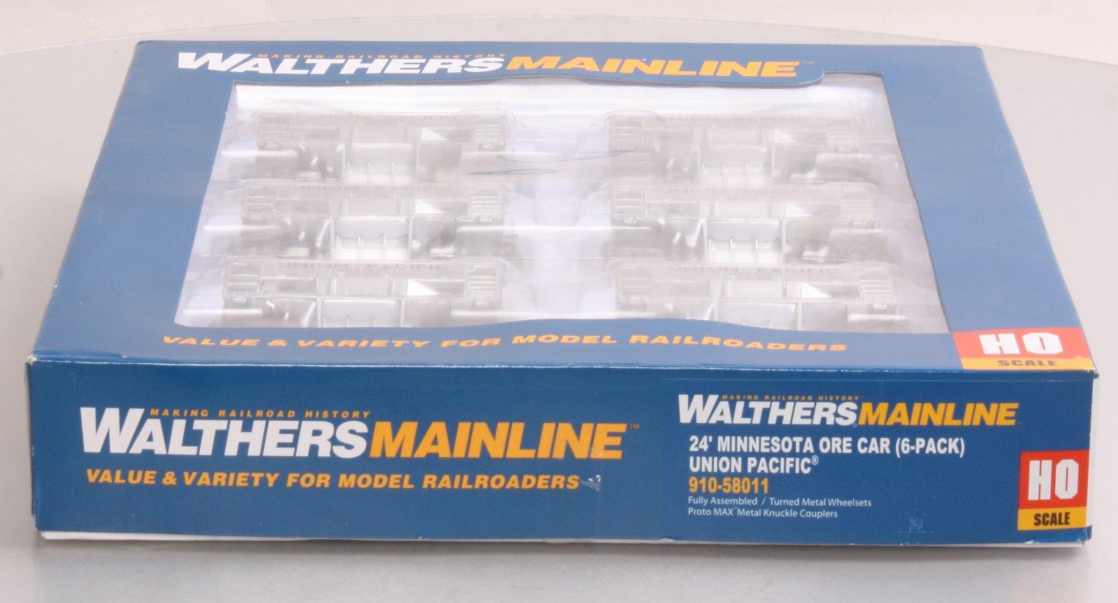 Walthers 910-58011 Union Pacific 24' Minnesota Ore Car 6-Pack