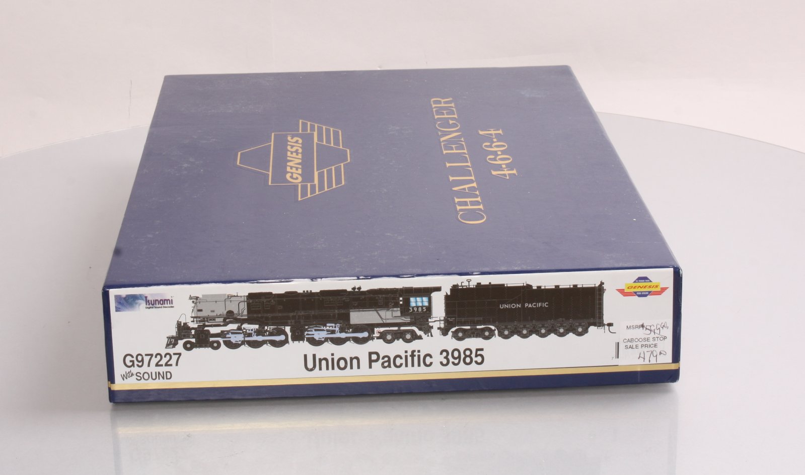 Athearn G97227 HO Union Pacific 4-6-6-4 Loco w/DCC, Sound Oil & Tender #3985