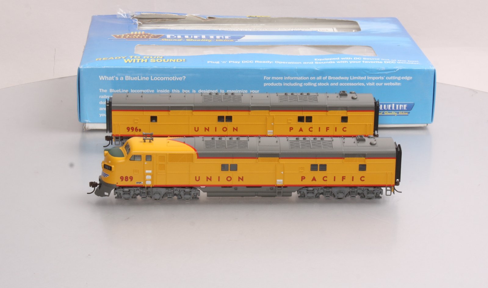 Broadway Limited 5242 HO Union Pacific EMD E7 A/B Set #959, 929B w/ Sound & DCC
