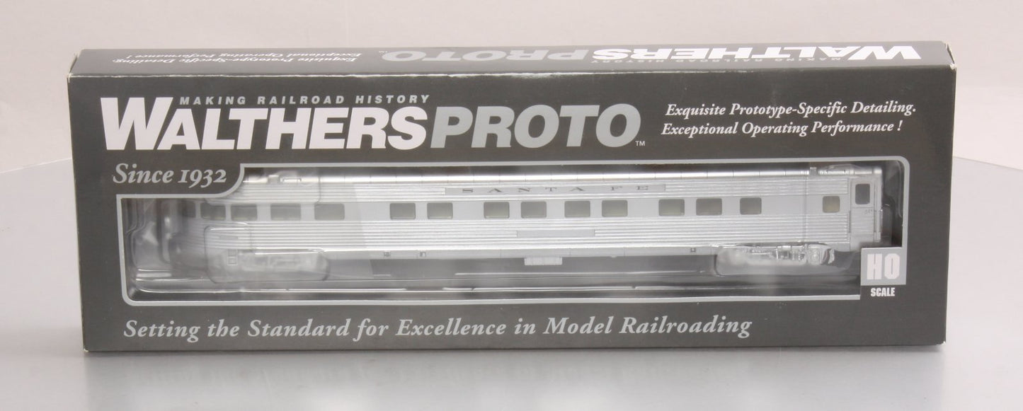 Walthers 920-9017 HO Santa Fe Lighted 85' PS Observation Lounge Passenger Car