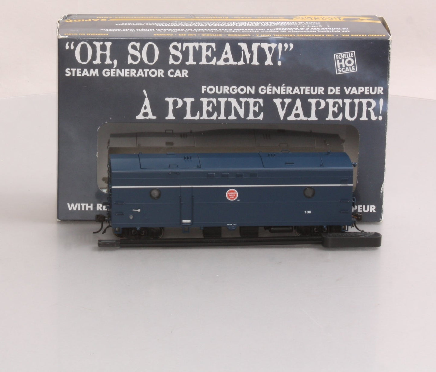Rapido Trains 107135 HO Missouri Pacific Steam Generator Car #100 (Jenks Blue)