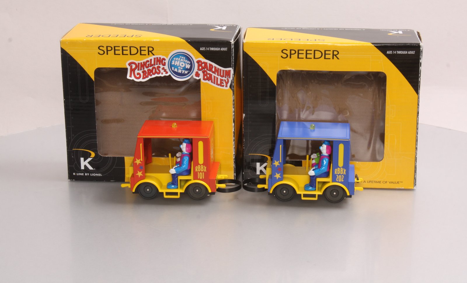 Lionel 6-22222 Clown 2 Speeder and Chase Set