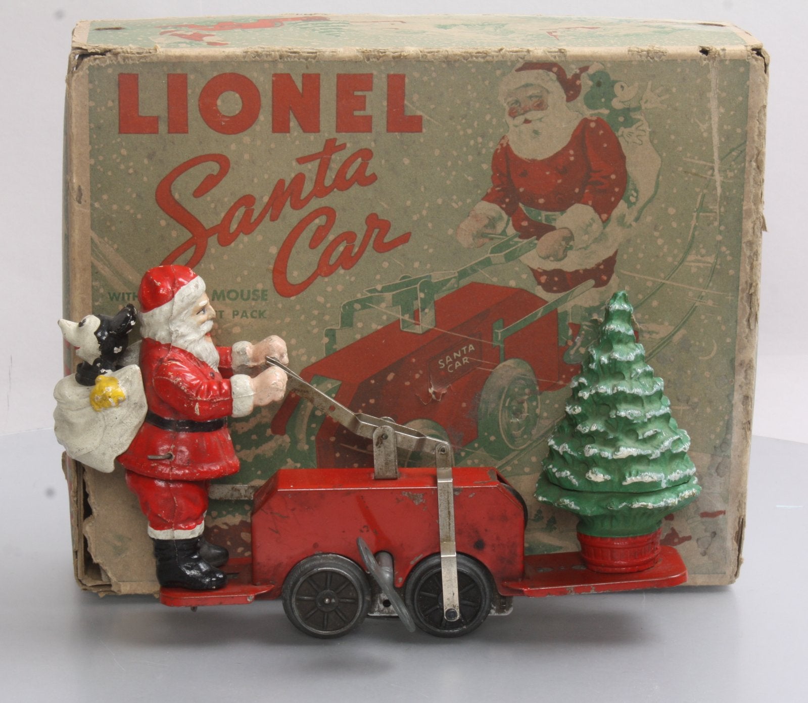 Lionel 1105 Vintage O Mickey Mouse Santa Car