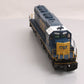 MTH 20-20150-3 CSX SD40-2 Non-Powered Diesel Engine #8620