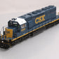 MTH 20-20150-3 CSX SD40-2 Non-Powered Diesel Engine #8620