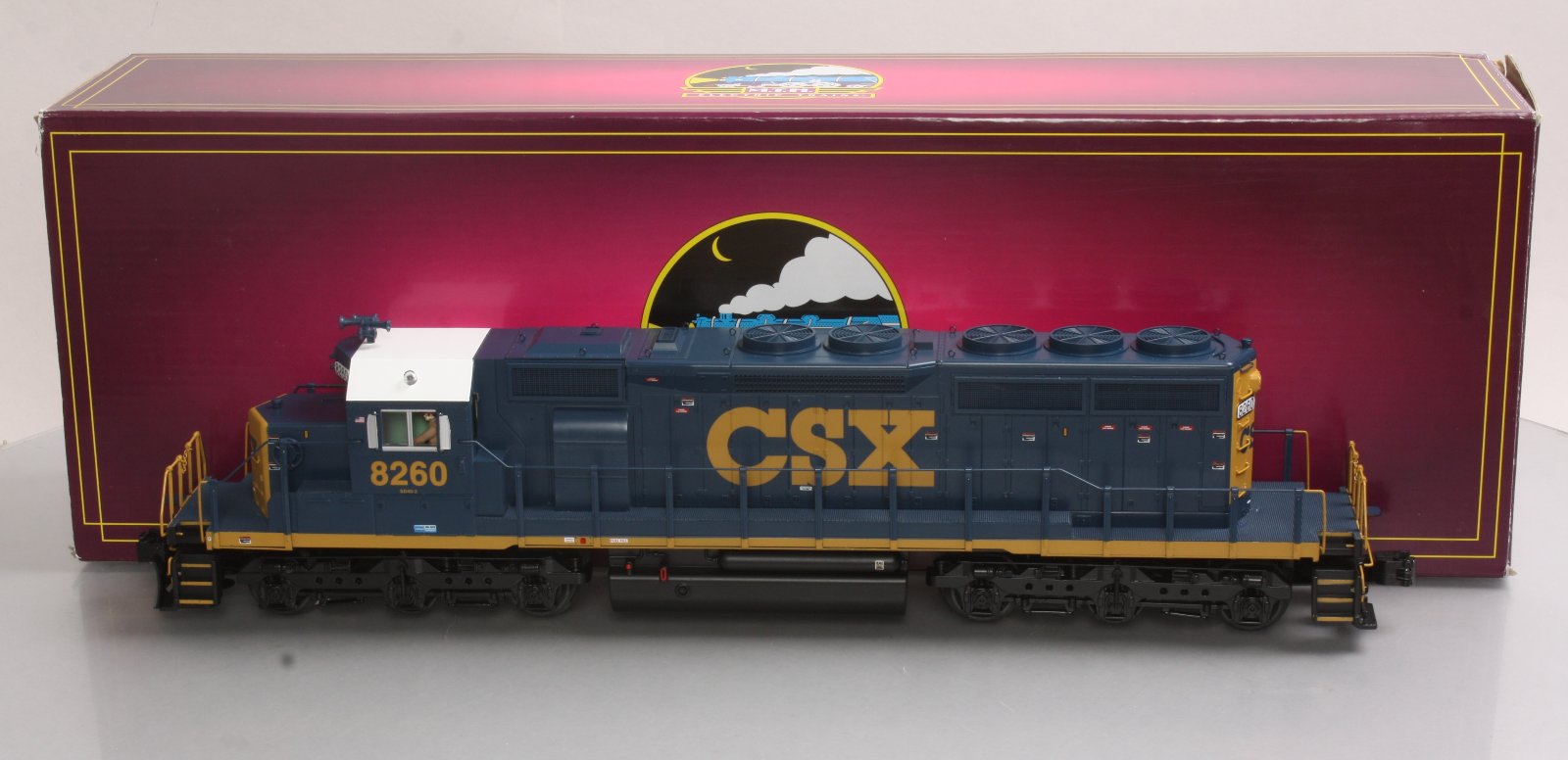 MTH 20-20150-3 CSX SD40-2 Non-Powered Diesel Engine #8620