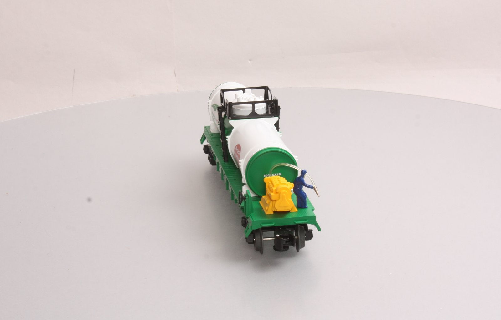 Lionel 6-27823 O Bio Weed Chemical Tank Flatcar