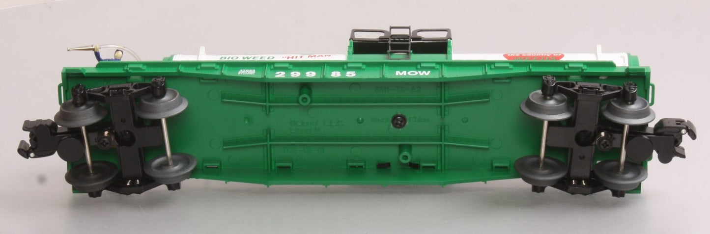 Lionel 6-27823 O Bio Weed Chemical Tank Flatcar