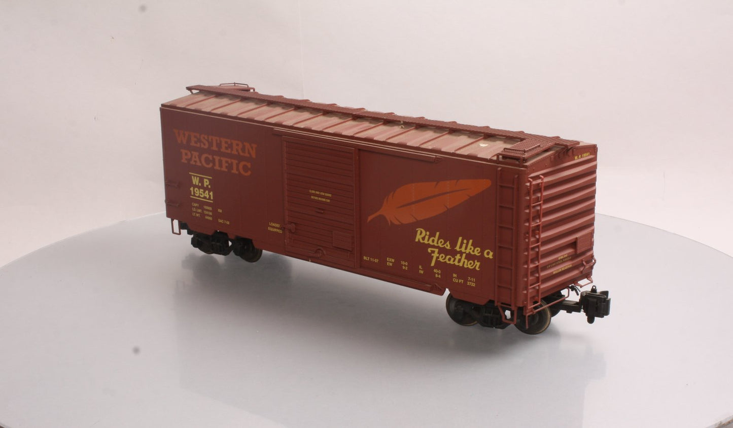 USA Trains R192193 G WP 40' PS-1 Steel Box Car with 8' Youngstown Door
