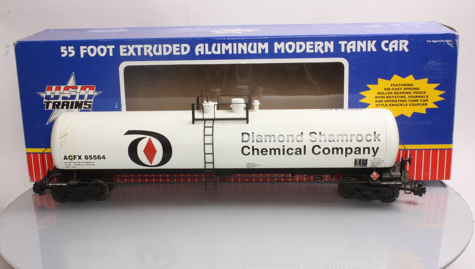 USA Trains R15167 G Diamond Shamrock Modern Tank Car #85564