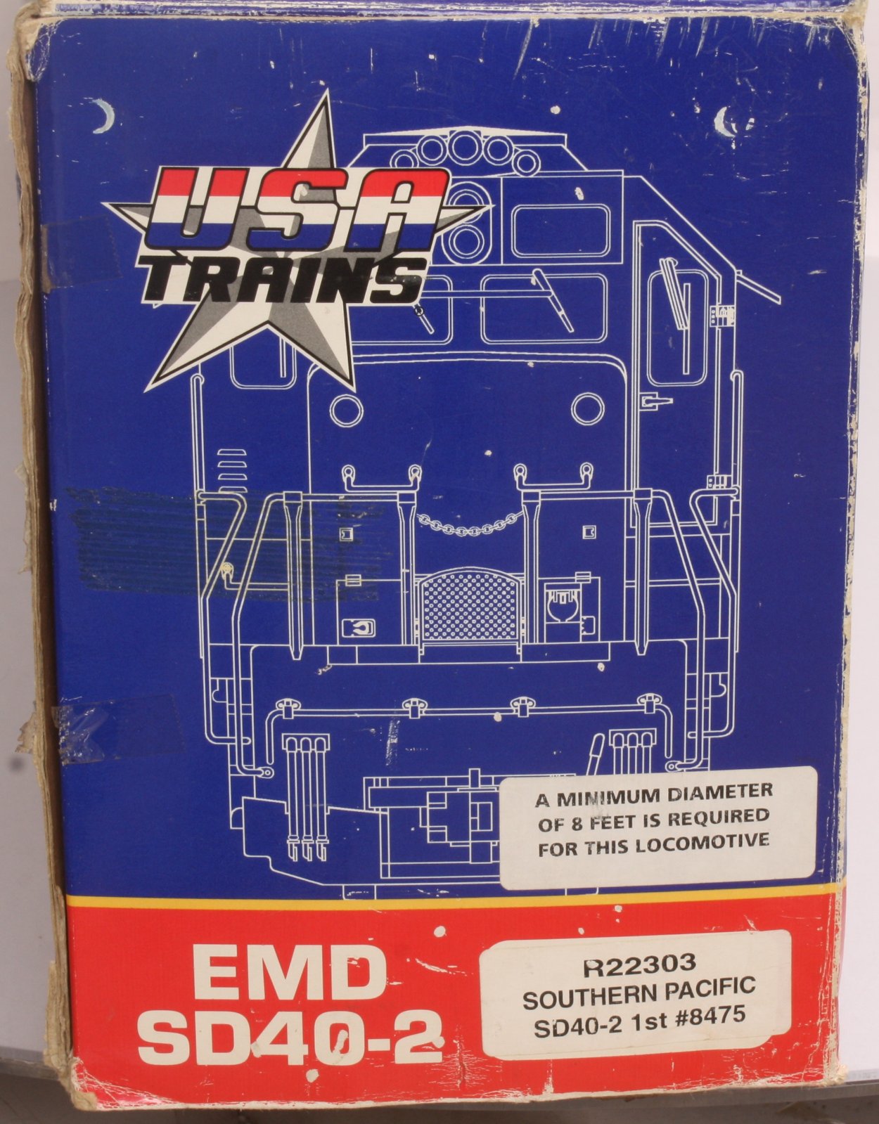 USA Trains 22303 G Southern Pacific SD40-2 Diesel Locomotive #8475