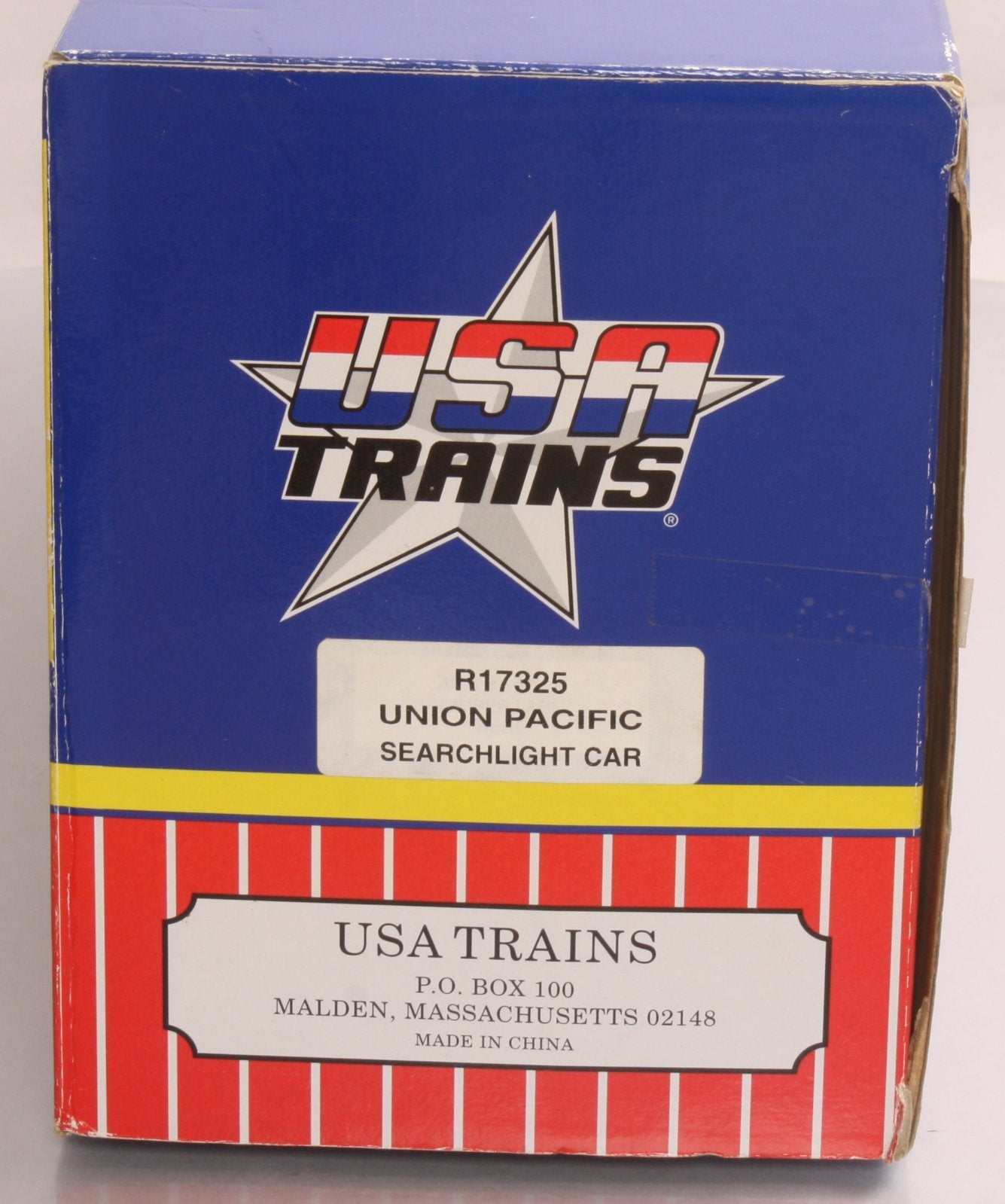 USA Trains R17325 G Union Pacific Depressed-Center Flat Car with Searchlight