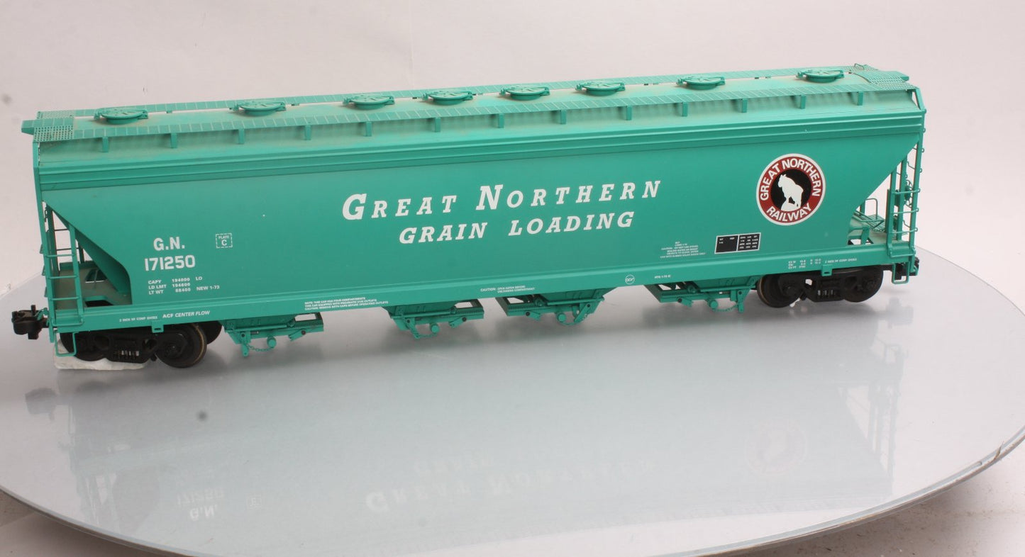 USA Trains R14108 Great Northern 4-Bay Center Flow Hopper #171252 - Metal Wheels