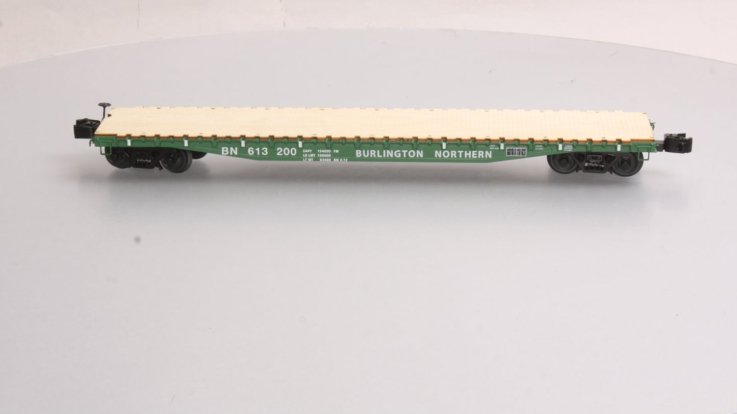 Lionel 6-19386 O Gauge Burlington Northern PS-4 Flatcar w/Stakes
