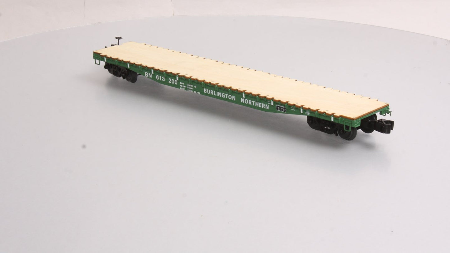 Lionel 6-19386 O Gauge Burlington Northern PS-4 Flatcar w/Stakes