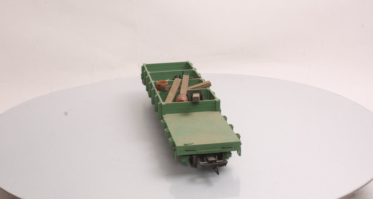 USA Trains 1824 G Union Pacific Work Flat Car with Load