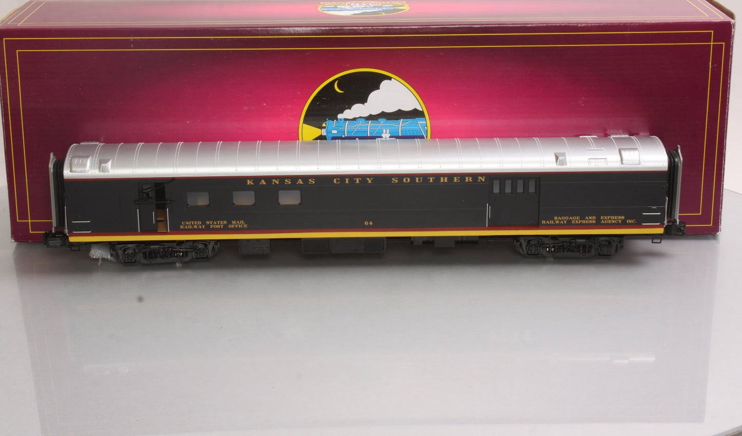 MTH 20-68222 Kansas City Southern 70' RPO Passenger Car