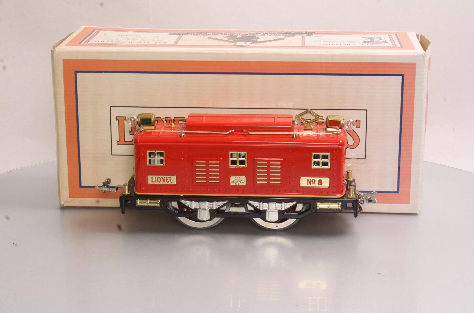 MTH 11-2006-1 Red & Cream No. 8E Std. Gauge Electric w/Proto 2.0