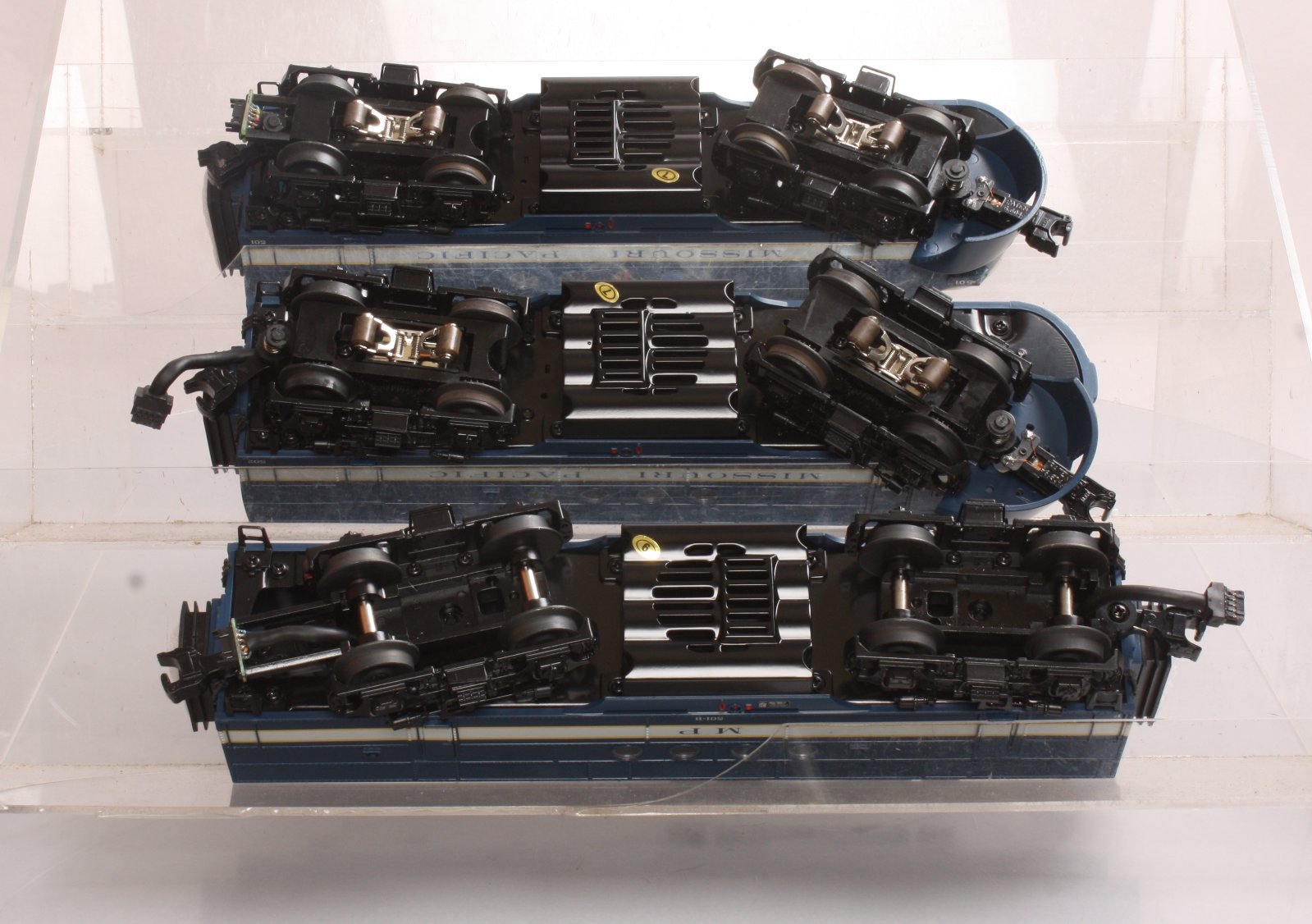 MTH 20-2974-1 Missouri Pacific FT ABA Diesel Engine Set w/PS2 ##501/502/501B
