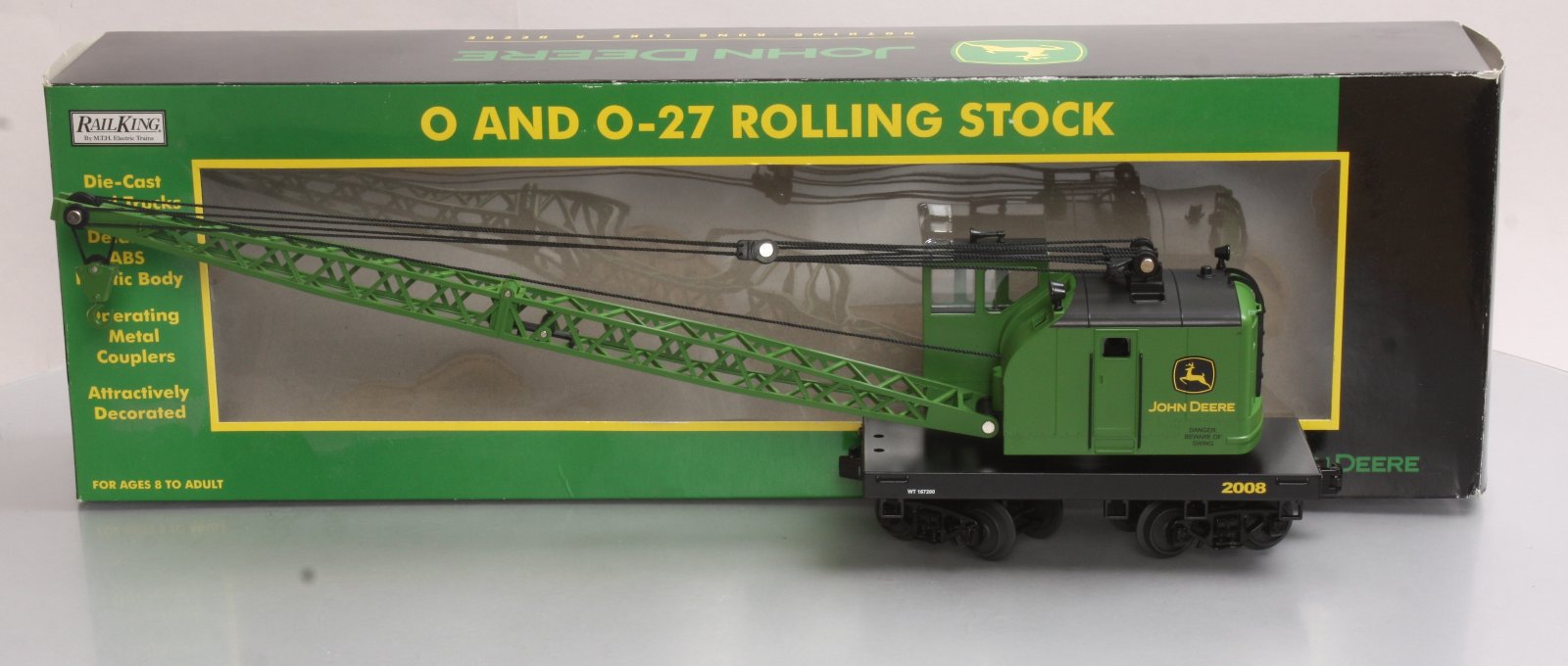 MTH 30-79206 John Deere American Crane Car