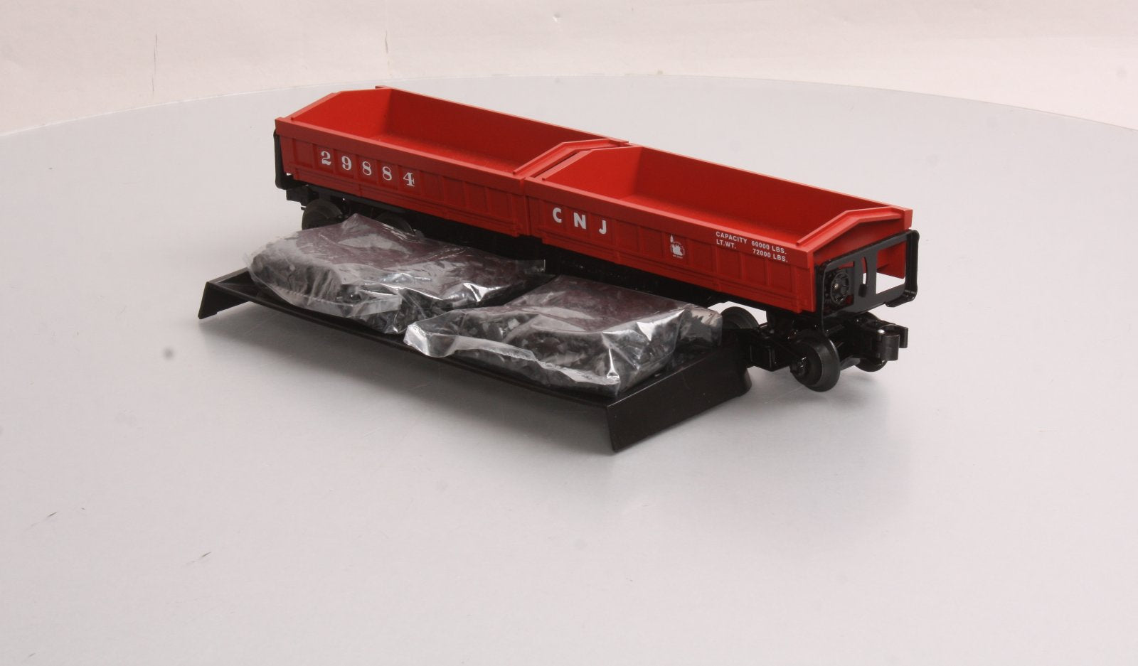 Lionel 6-29884 O Gauge Jersey Central Twin Dump Car