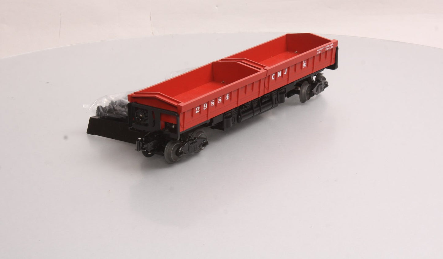 Lionel 6-29884 O Gauge Jersey Central Twin Dump Car
