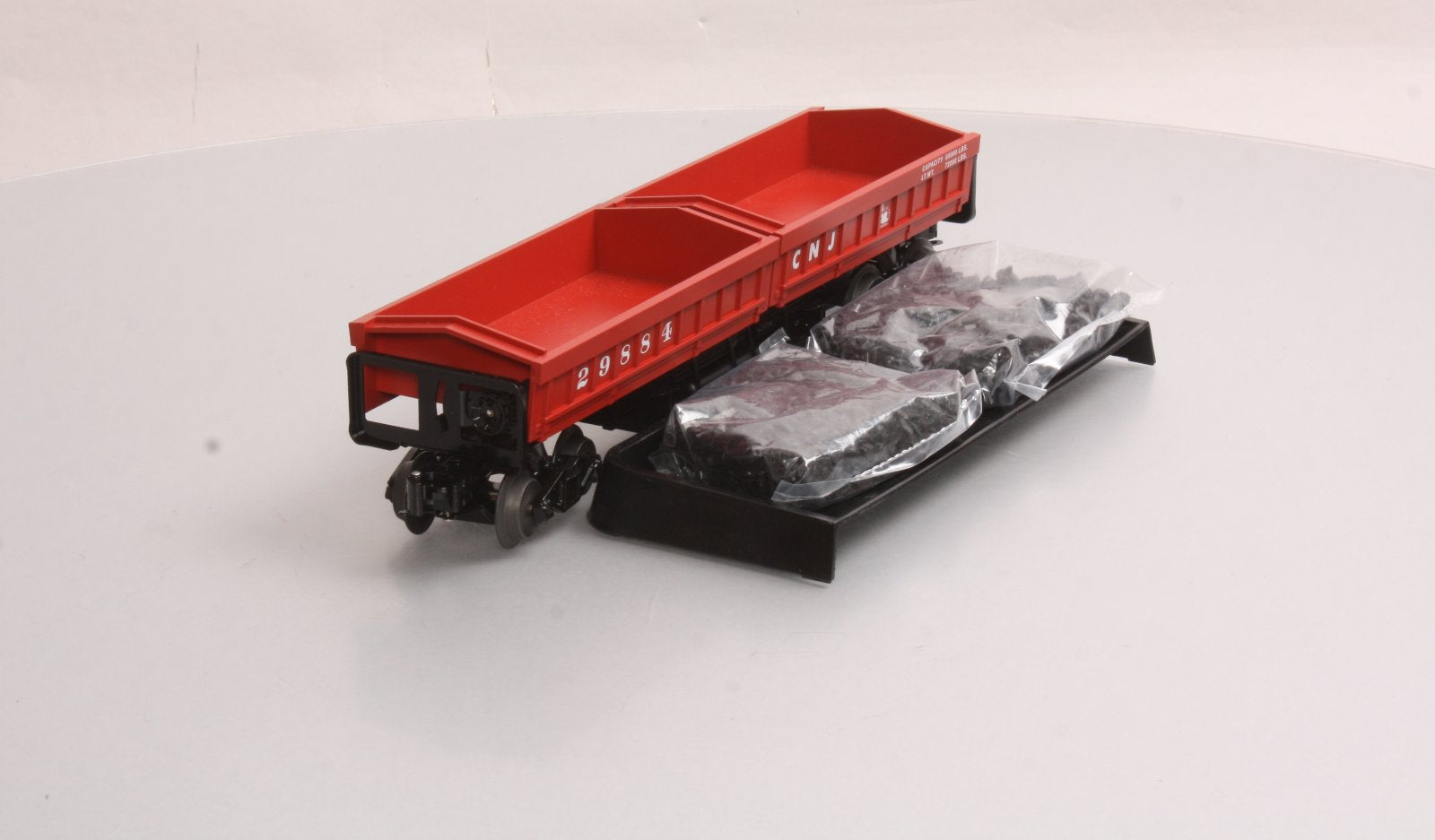 Lionel 6-29884 O Gauge Jersey Central Twin Dump Car
