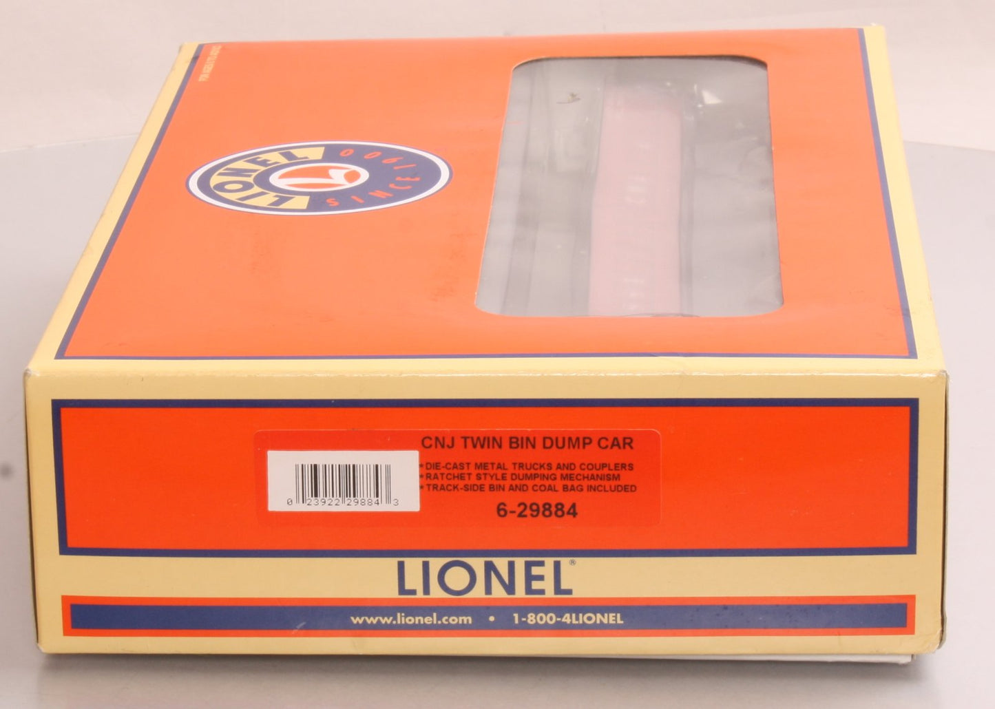 Lionel 6-29884 O Gauge Jersey Central Twin Dump Car