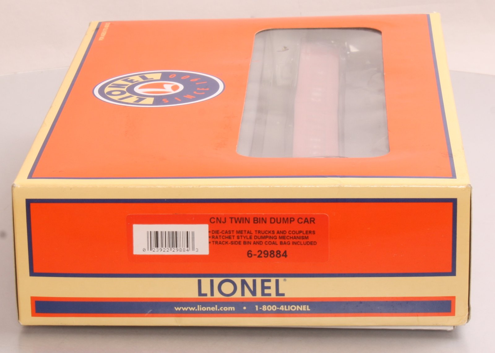 Lionel 6-29884 O Gauge Jersey Central Twin Dump Car