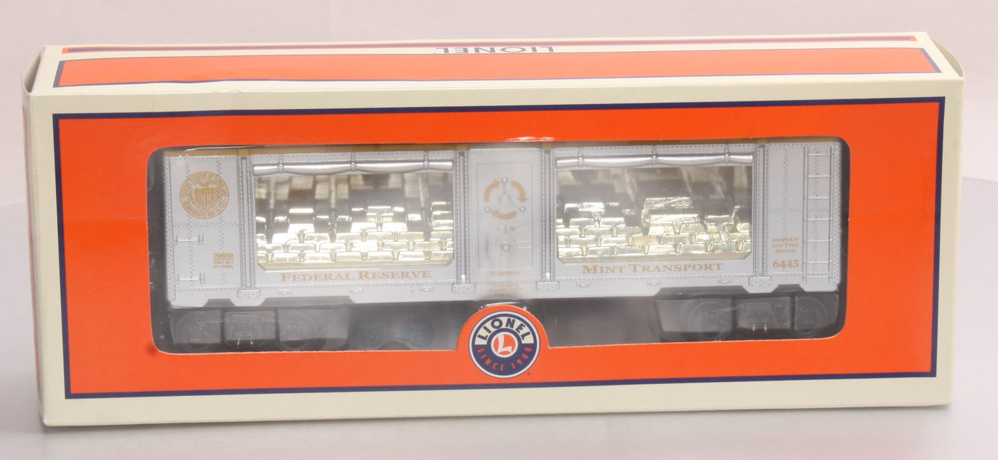 Lionel 6-29650 O Gauge Cleveland Federal Reserve Mint Car #6445
