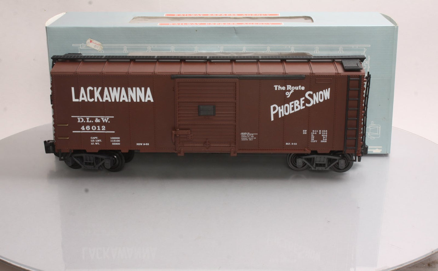 Aristo-Craft 46012 G Gauge Lackawanna Boxcar #46012