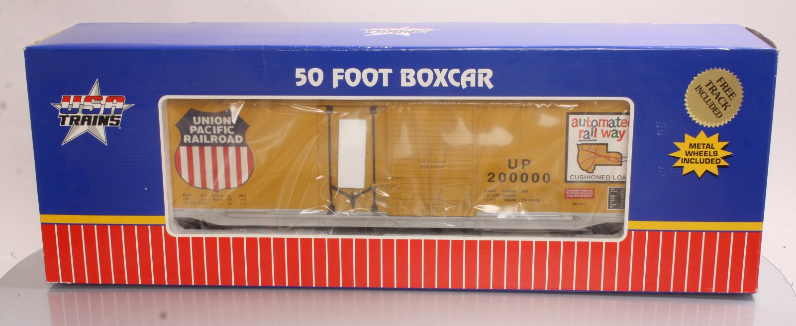 USA Trains R193013 G UP 50' Steel Box Car w/Combination Plug & Sliding Doors #3