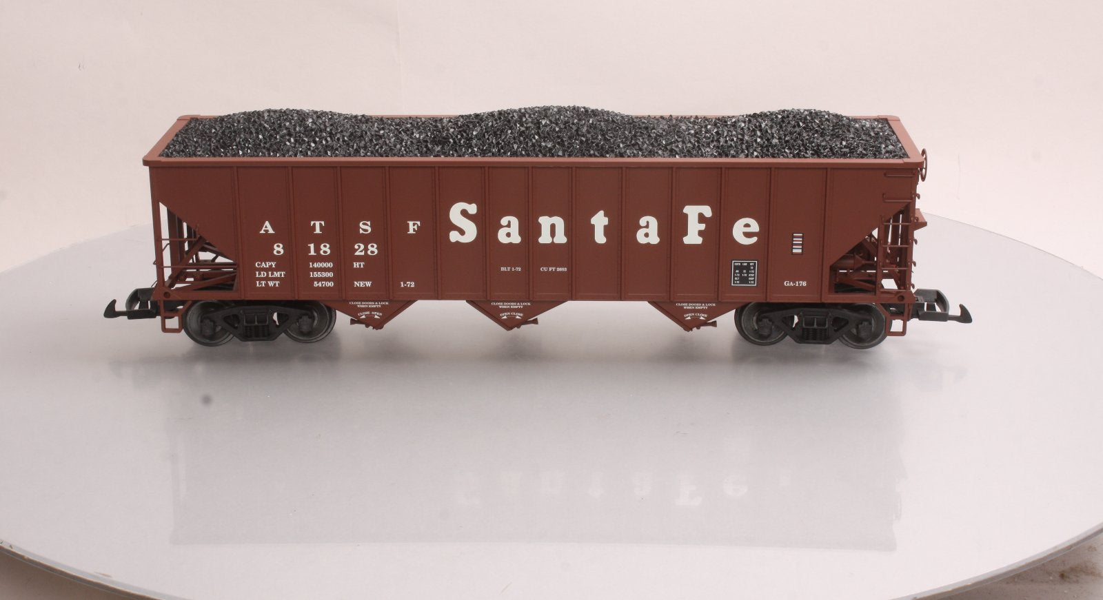 USA Trains 14002 G Atchison, Topeka & Santa Fe 70-Ton 3-Bay Coal Hopper #81826