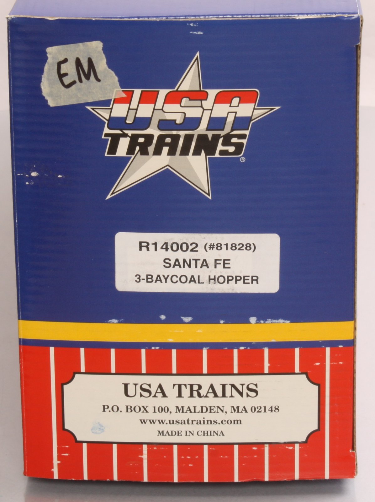 USA Trains 14002 G Atchison, Topeka & Santa Fe 70-Ton 3-Bay Coal Hopper #81826