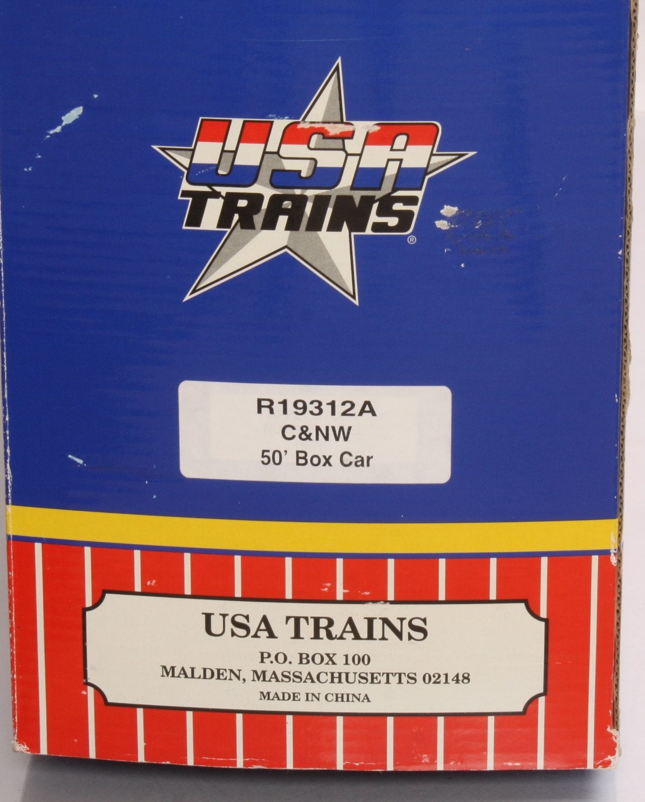 USA Trains 19312A G Chicago & North Western 50' Boxcar #68500 - Metal Wheels