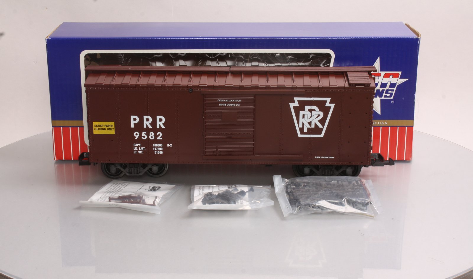 USA Trains 19062B G Pennsylvania Steel Boxcar #9582
