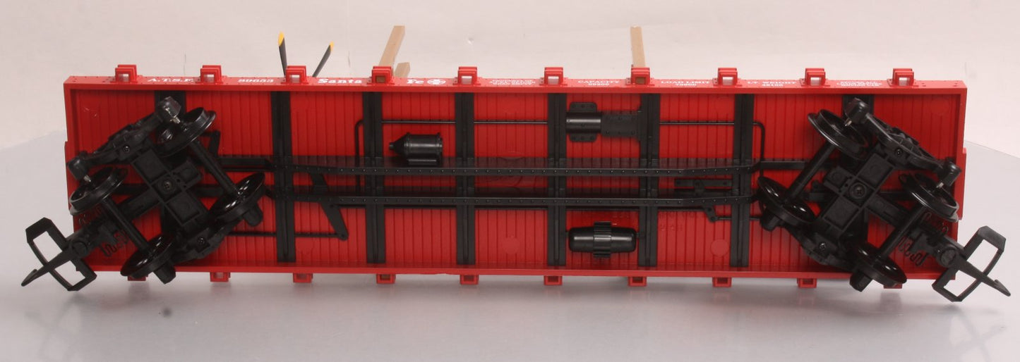 USA Trains R172104 G Santa Fe Flatcar with Automobile Load Corvettes #89653