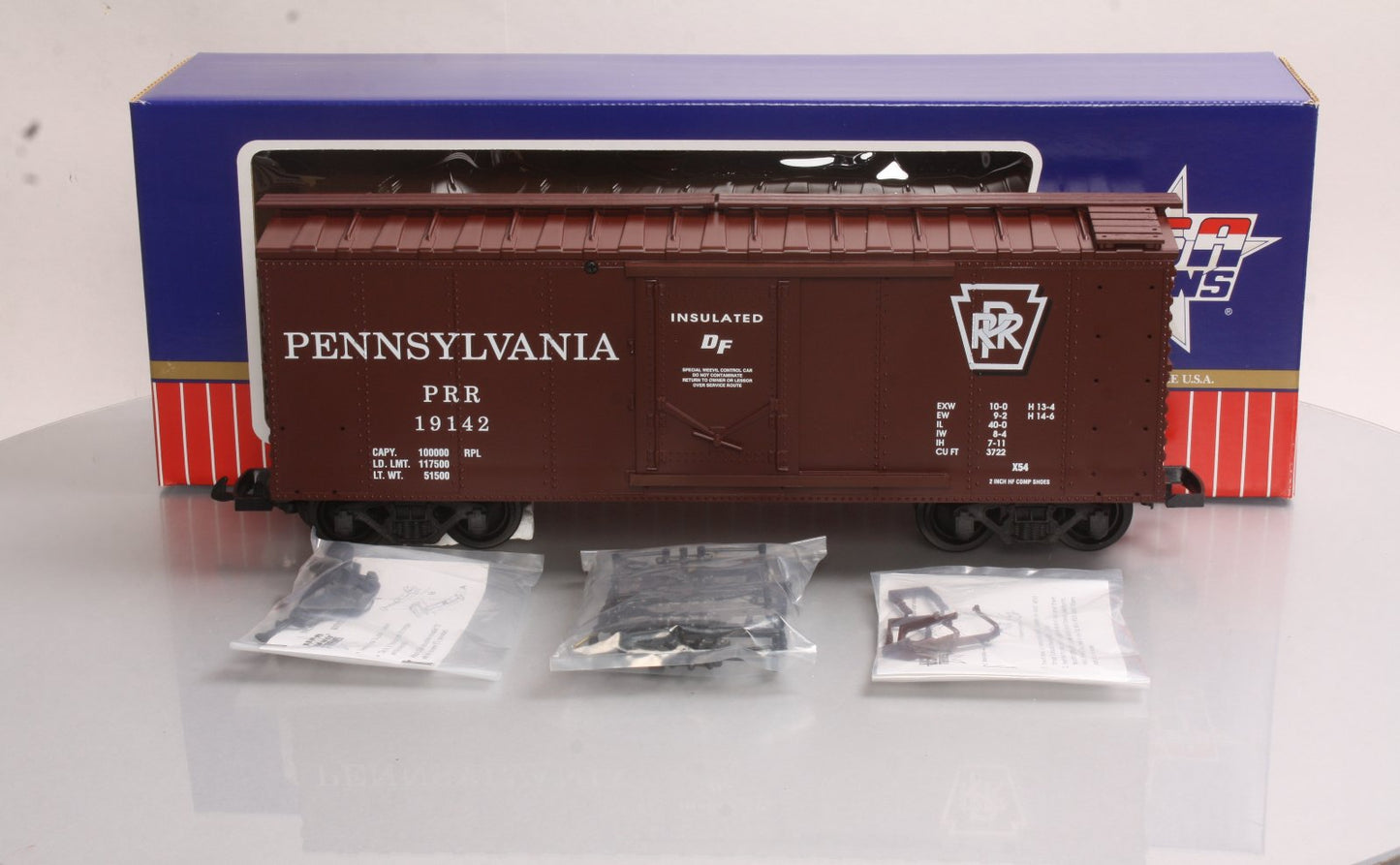USA Trains 19062D G Pennsylvania Steel Boxcar #19143