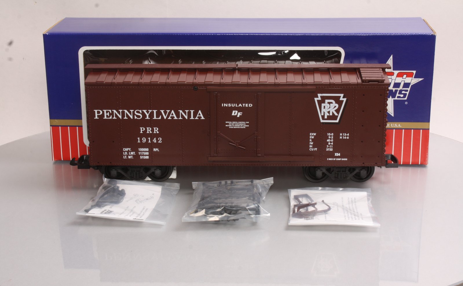 USA Trains 19062D G Pennsylvania Steel Boxcar #19143