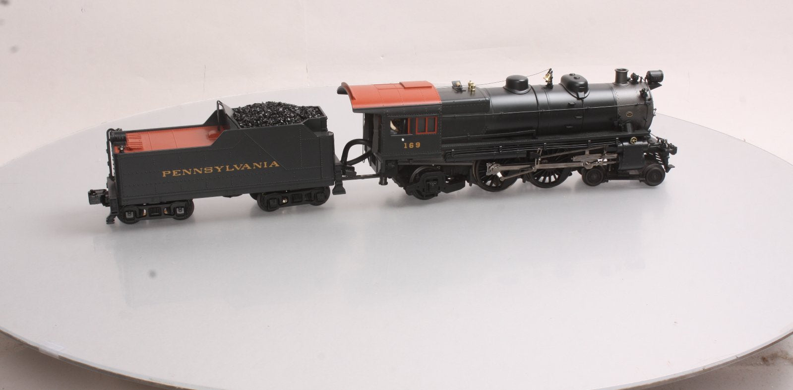 MTH 20-3245-1 Pennsylvania 4-4-2 Atlantic Steam Engine w/ P-S 2.0 Hi-Rail #169