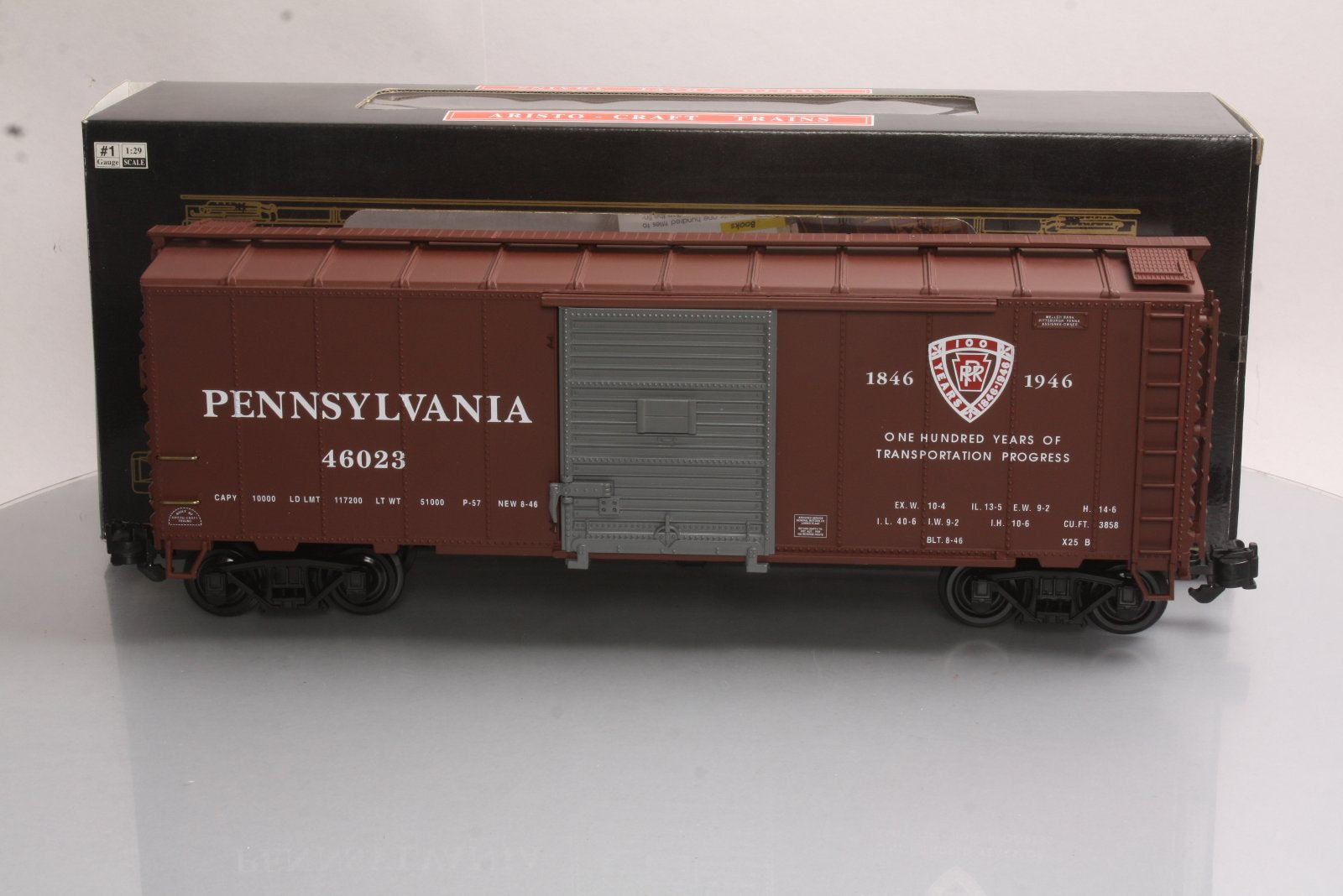 Aristo-Craft 46023 Pennsylvania 40' Steel Boxcar
