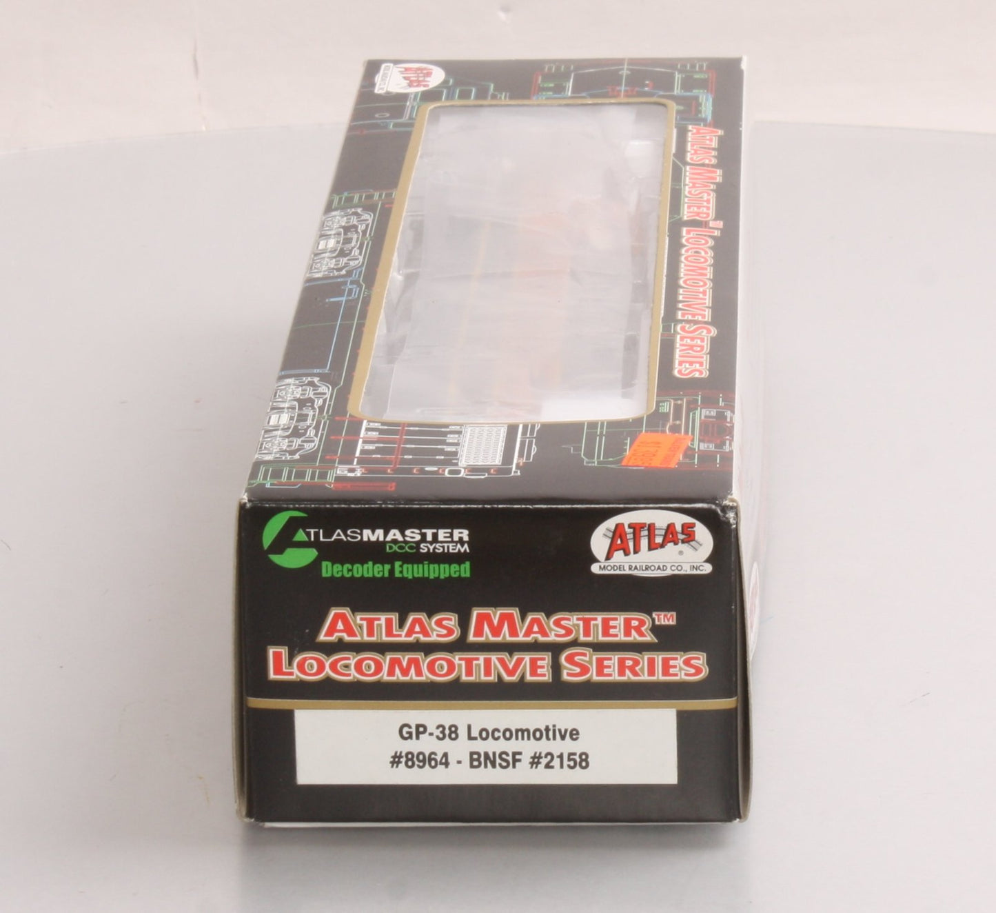 Atlas 9864 HO Scale BNSF GP-38 Diesel w/DCC