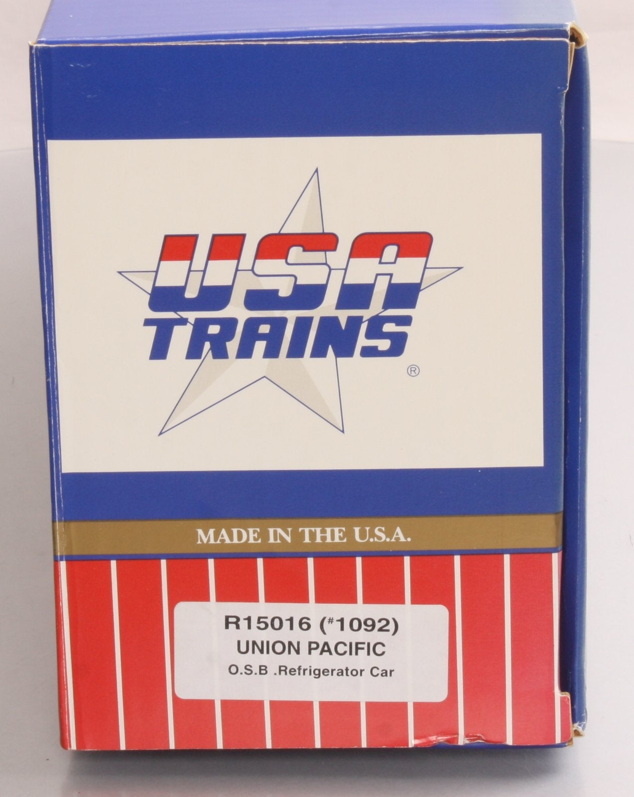 USA Trains 15016 G Union Pacific Outside Braced Refrigerator Car #1092
