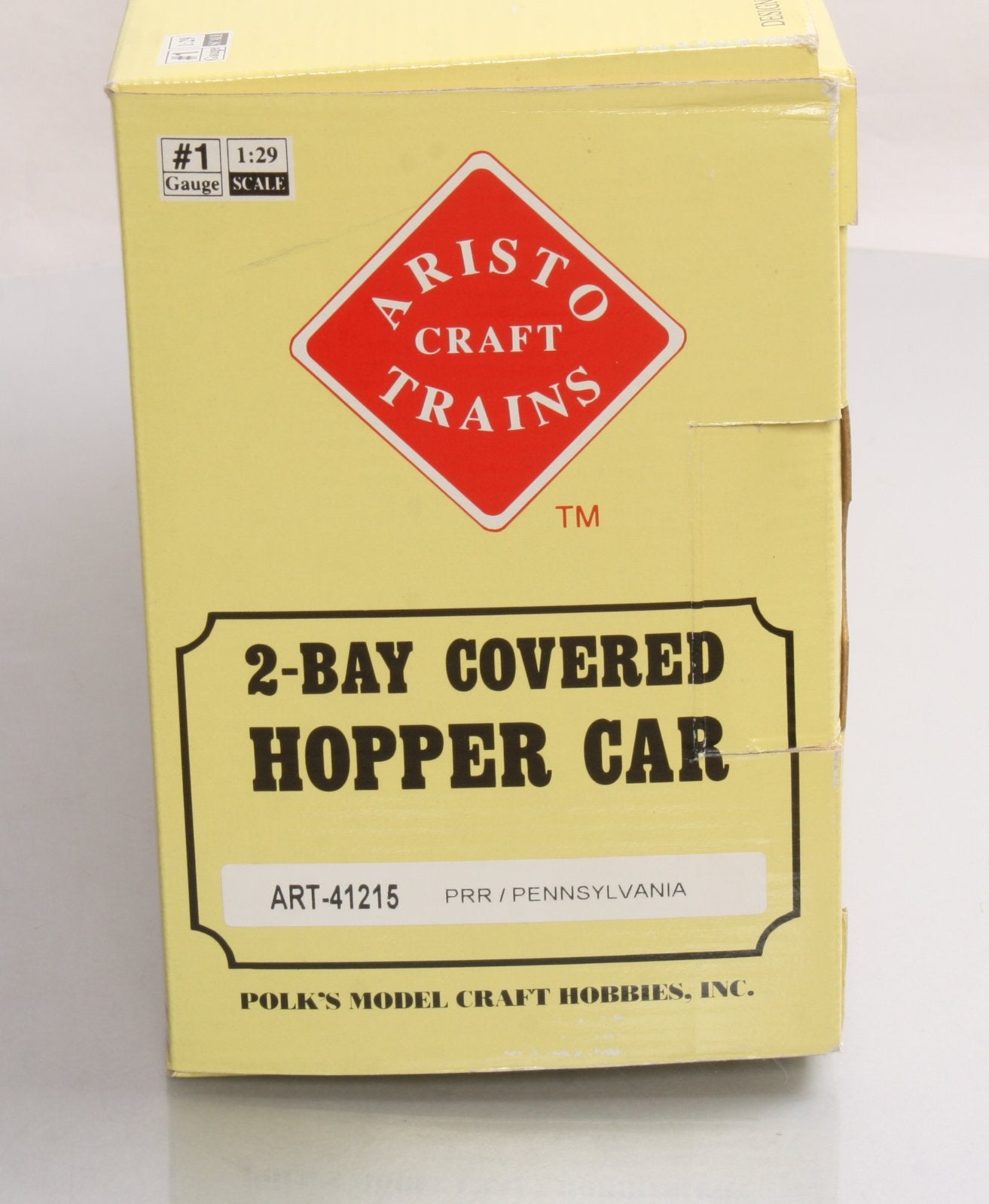 Aristo-Craft 41215 G Scale Pennsylvania 2 -Bay Covered Hopper Car