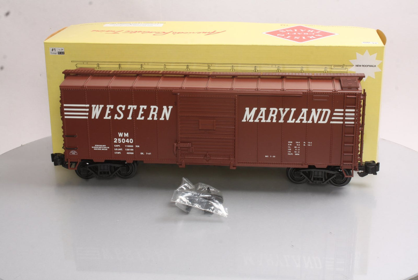 Aristo-Craft 46073 Western Maryland Steel Boxcar