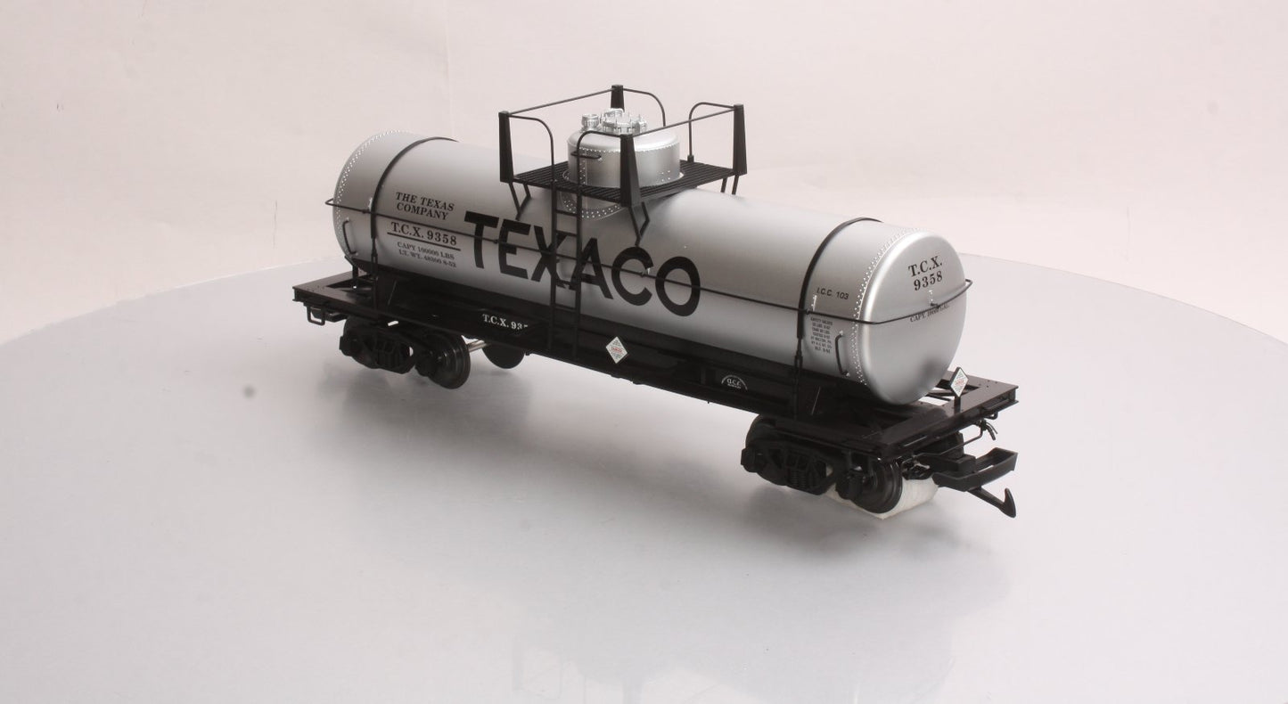 USA Trains 15122 G Texaco 10,000-Gallon Tank Car - Metal Wheels